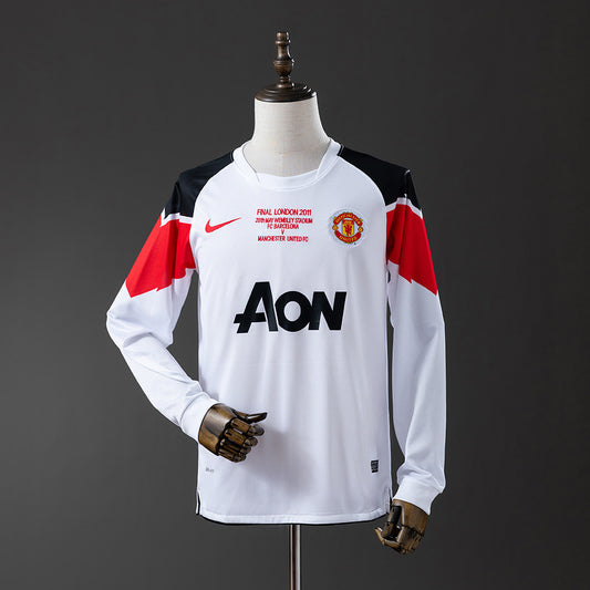Manchester United retro 2010/11 Away Manga Larga