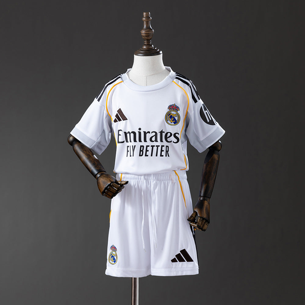 Real Madrid 2025/26 Home Kids Version