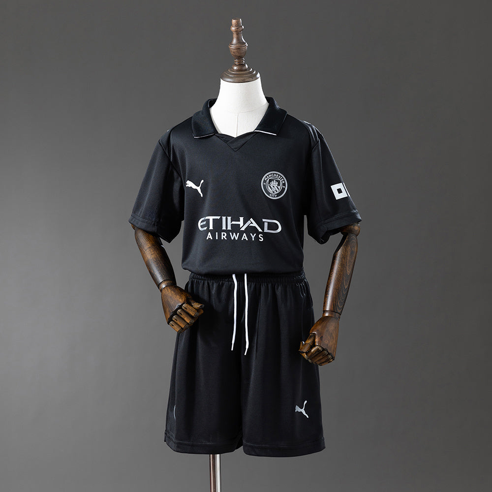 Manchester City 2025/26 Away Kids Version