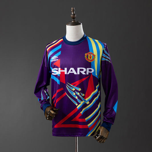 Manchester United retro 1992/94 Portero Manga Larga