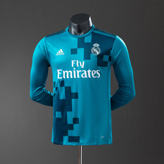 Real Madrid retro 2017/18 Third Manga Larga
