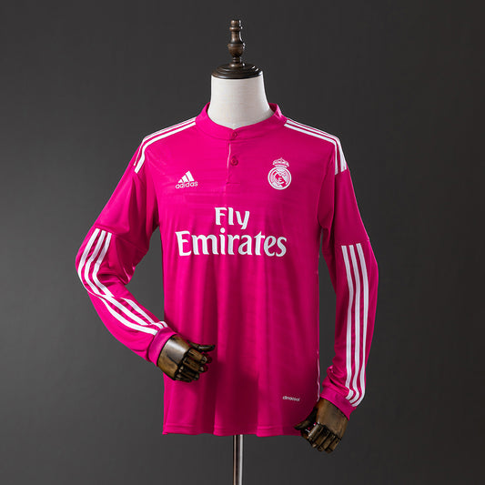 Real Madrid retro 2014/15 Away Manga Larga