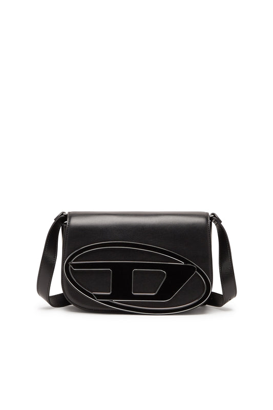 Bolso Diesel 1DR M-Bolso icónico de piel negro