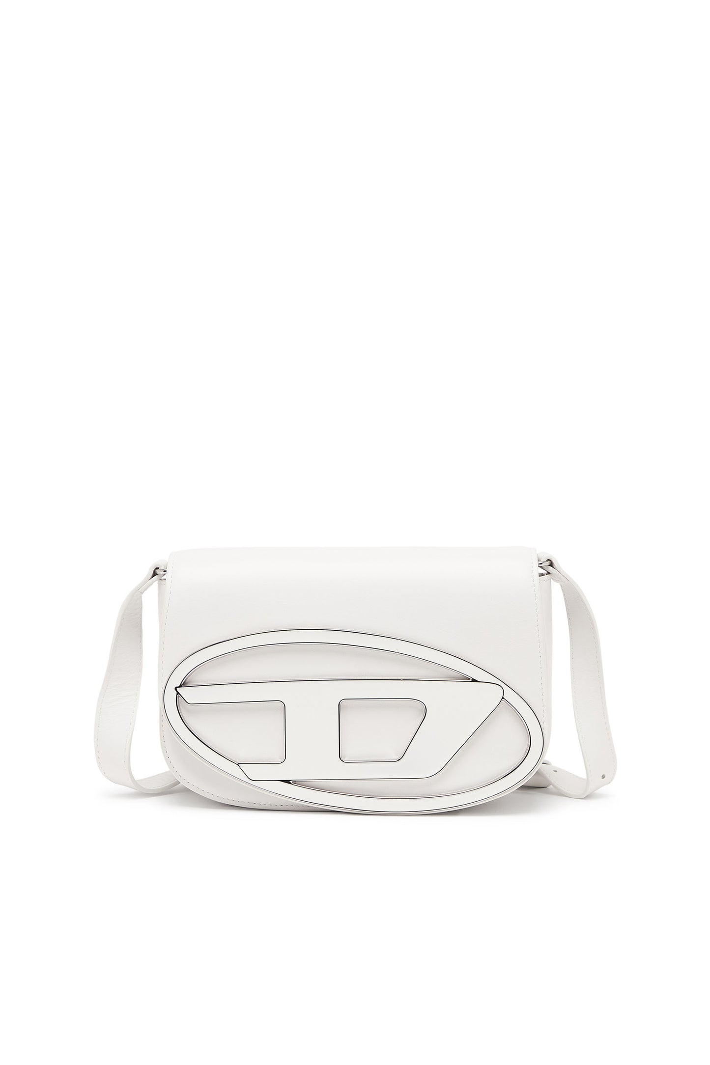 Bolso Diesel 1DR M-Bolso icónico de piel blaco