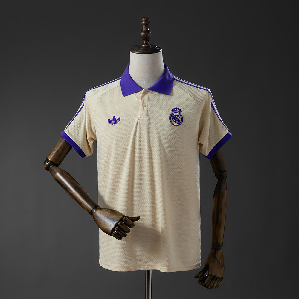 Real Madrid 2025/26 Polo Albaricoque