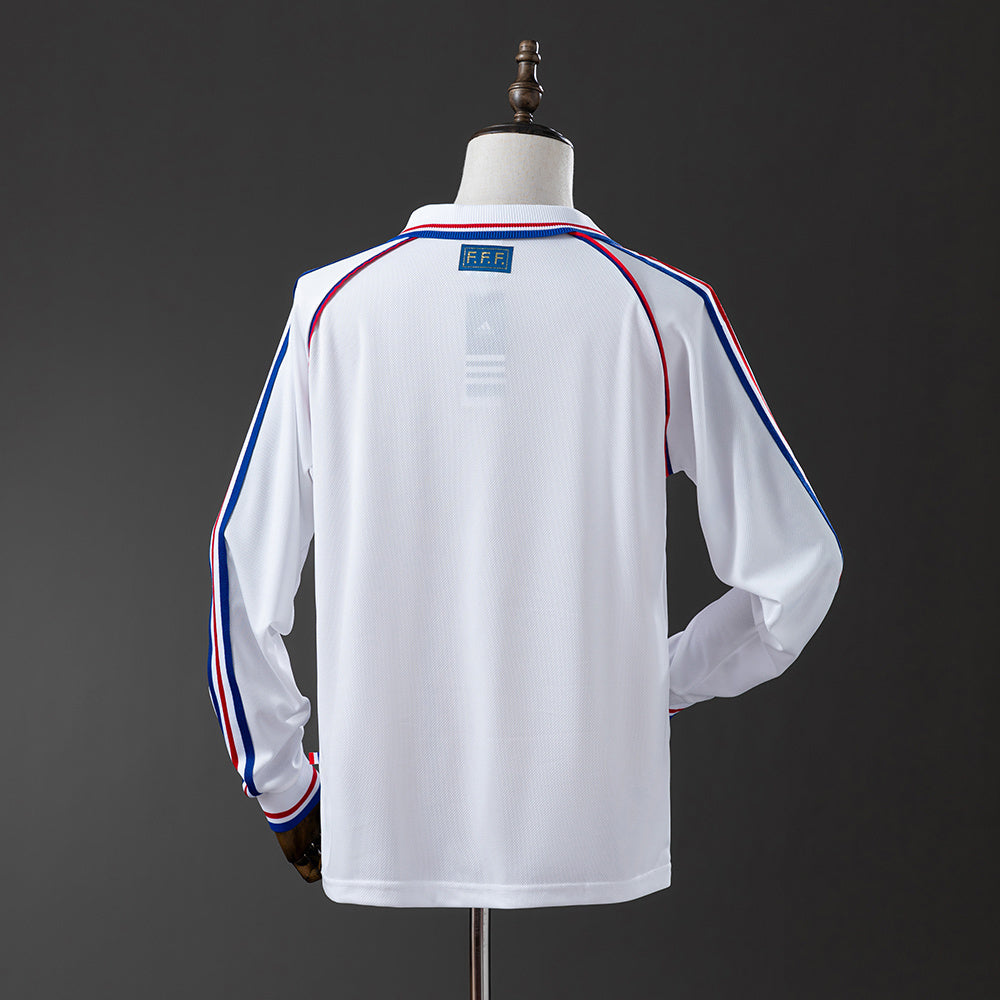 Francia retro 1998 Away Manga Larga