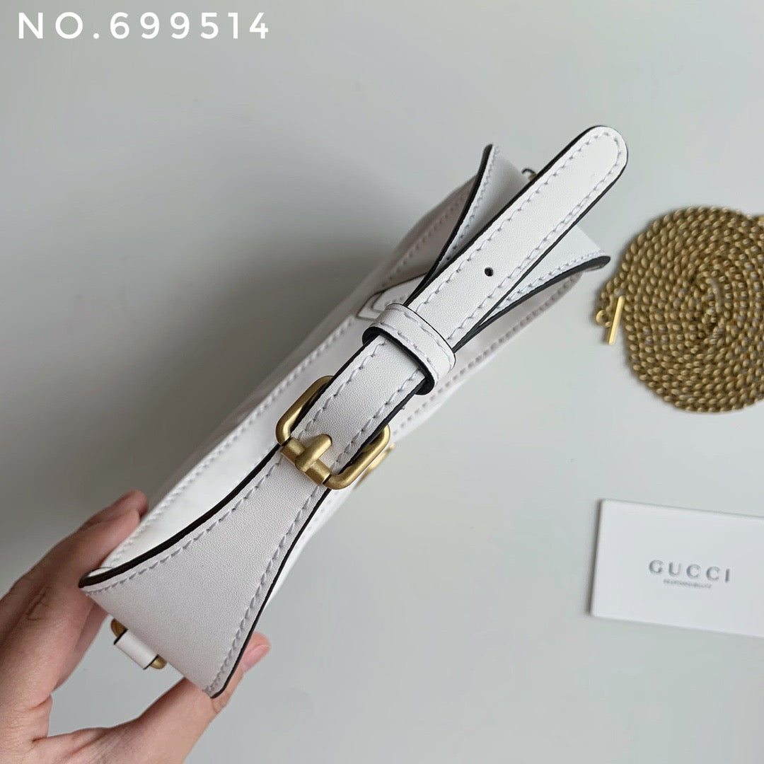 Bolso Gucci Marmount Blanco de piel