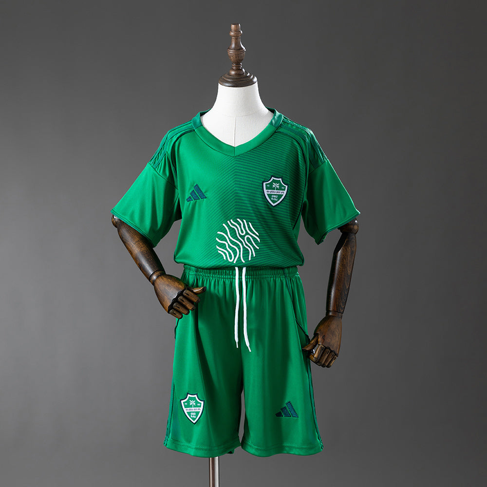 Al-Ahli Saudi 2025/26 Green Kids Version