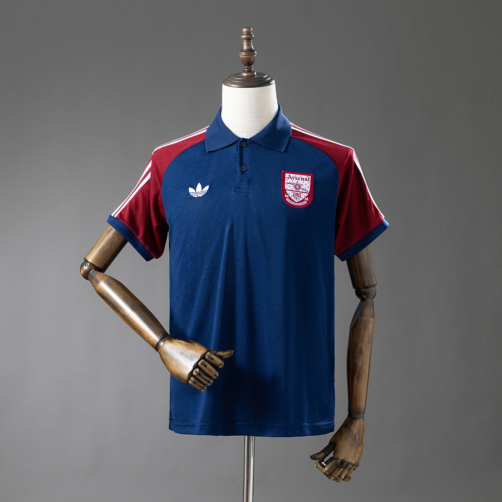 Arsenal 2025/26 Polo Azul Marino