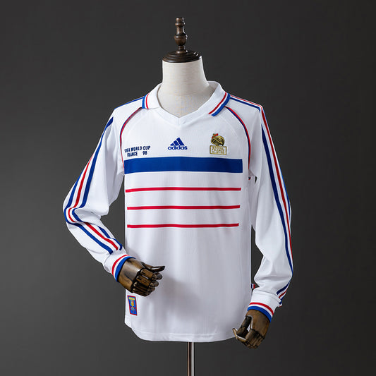 Francia retro 1998 Away Manga Larga