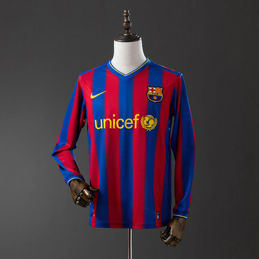 Fútbol Club Barcelona retro 2009/10 Home Manga Larga