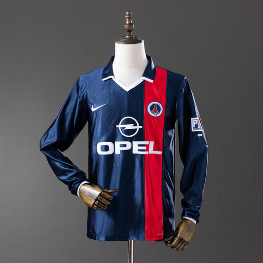 París Saint-Germain PSG retro 2001/02 Home Manga Larga