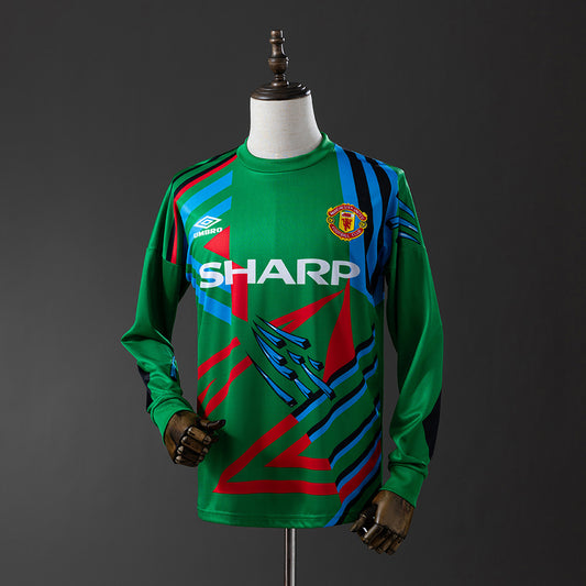 Manchester United retro 1992/94 Portero Manga Larga