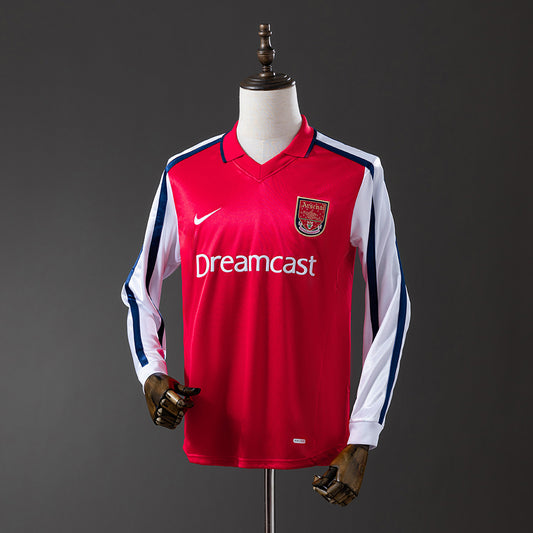 Arsenal retro 2001/02 Home Manga Larga