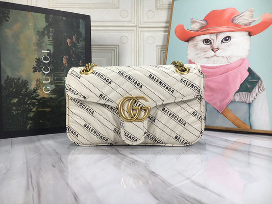 Bolso Gucci x Balenciaga Marmont Gg Claro