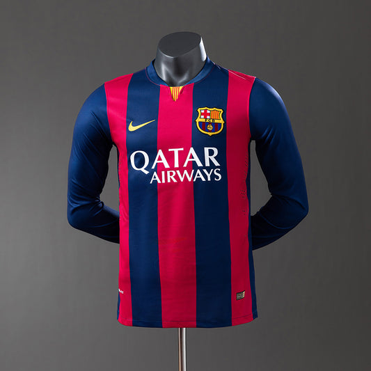 Fútbol Club Barcelona retro 2014/15 Home Manga Larga