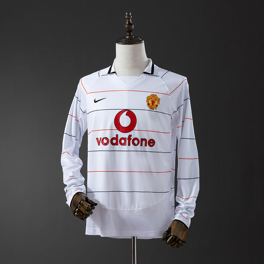 Manchester United retro 2003/05 Away Manga Larga