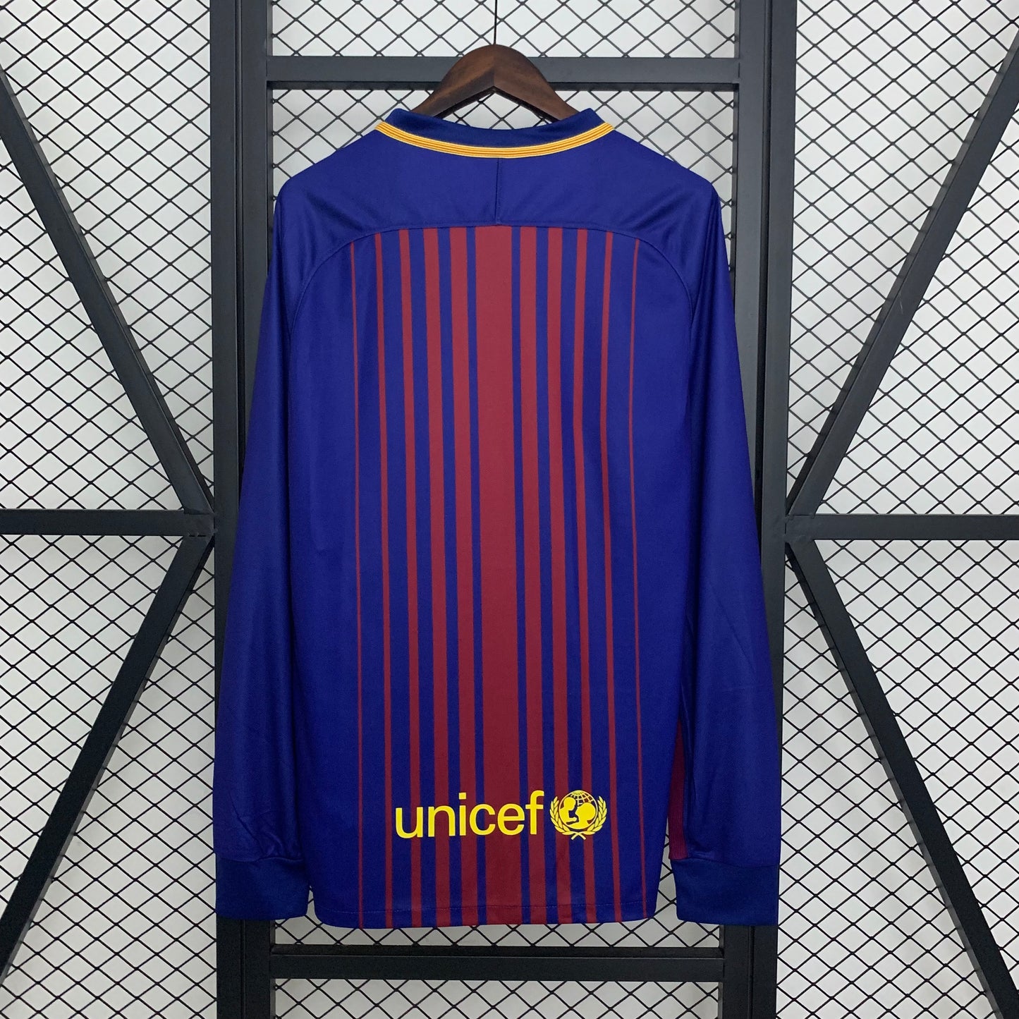 Fútbol Club Barcelona retro 2017/18 Home Manga Larga