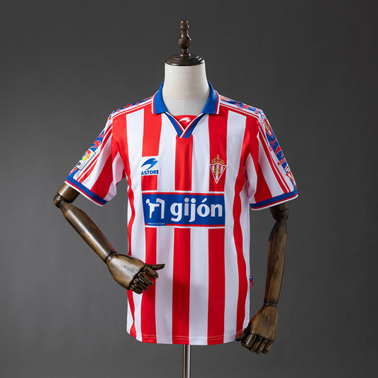 Sporting de Gijón retro 1999/00 Home Fan Version