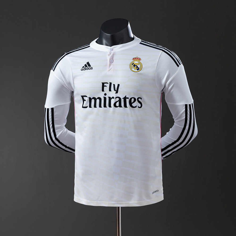 Real Madrid retro 2014/15 Home Manga Larga
