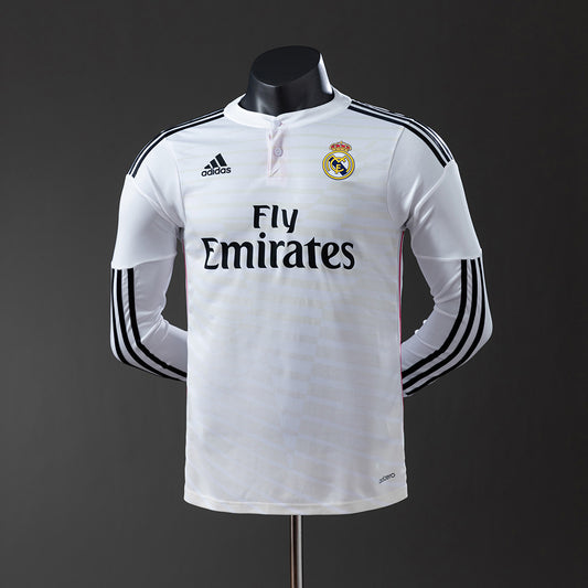 Real Madrid retro 2014/15 Home Manga Larga