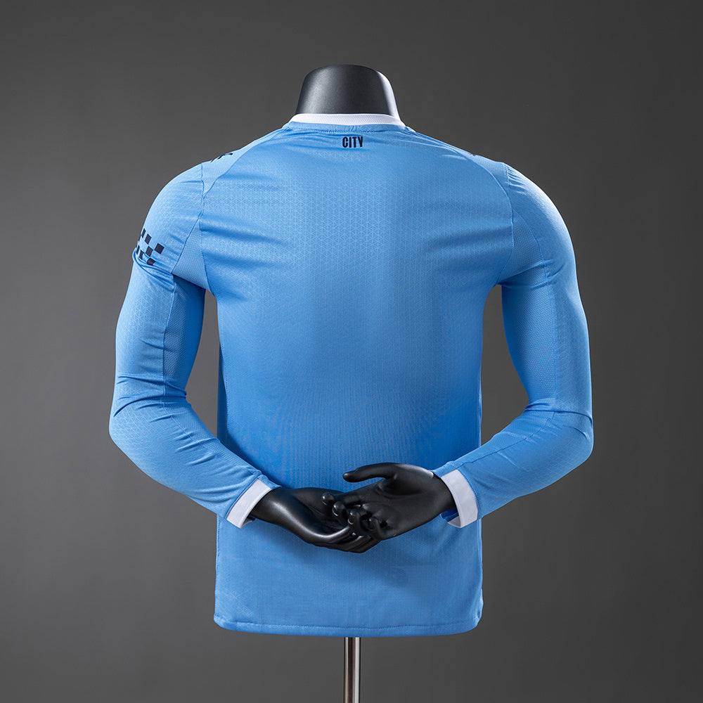 Manchester City 2025/26 Home Player Version Manga Larga