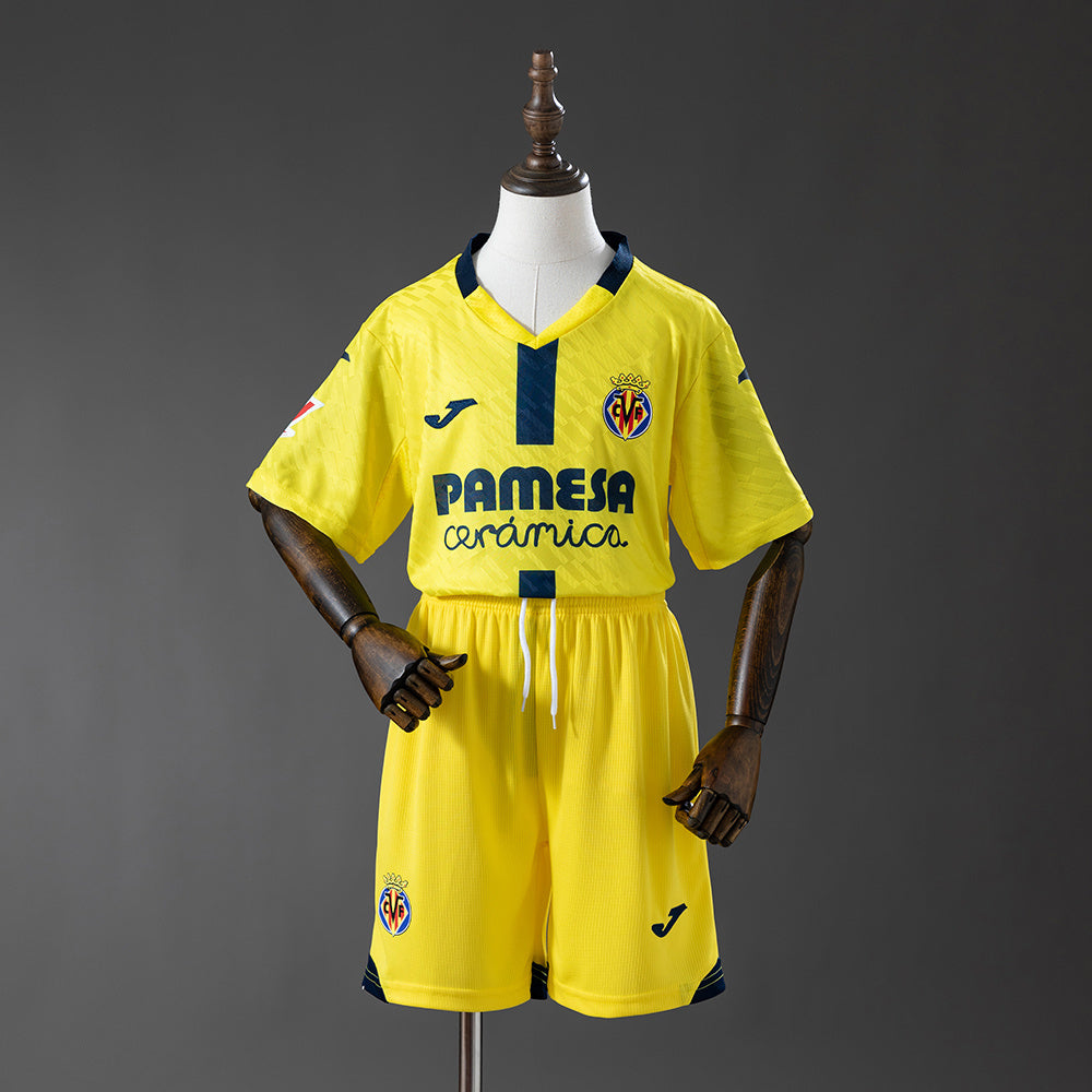 Villarreal 2025/26 Home Kids Version