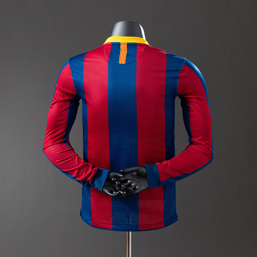 Fútbol Club Barcelona retro 2010/11 Home Manga Larga