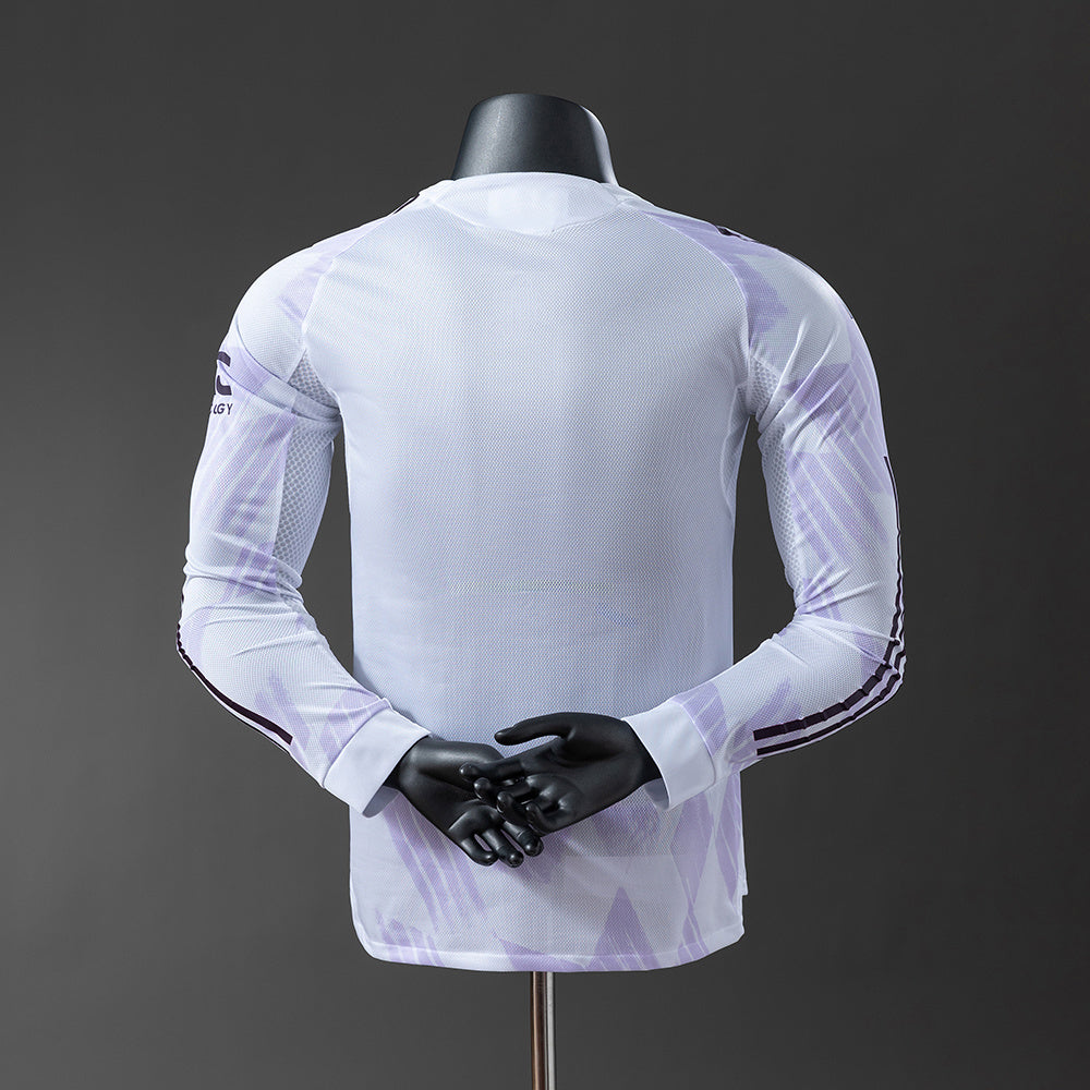 Manchester United 2025/26 Away Player Version Manga Larga