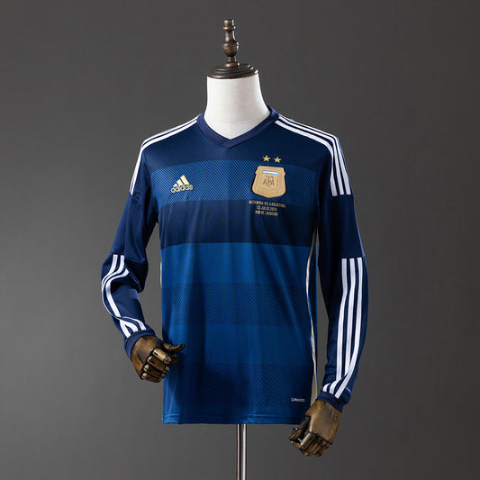 Argentina retro 2014 Away Manga Larga