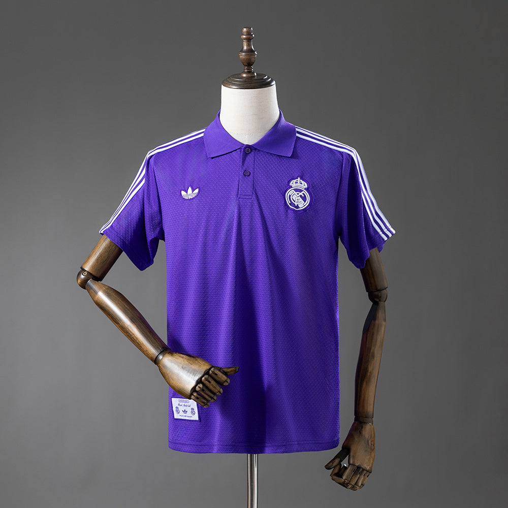 Real Madrid 2025/26 Polo Púrpura