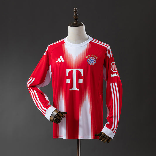Bayern Munich 2025/26 Home Fan Version Manga Larga