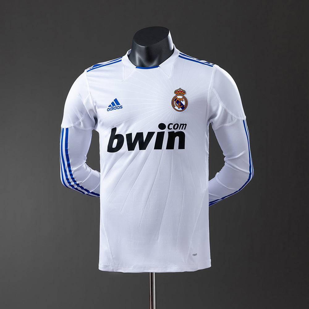 Real Madrid retro 2010/11 Home Manga Larga