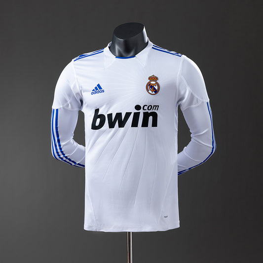 Real Madrid retro 2010/11 Home Manga Larga