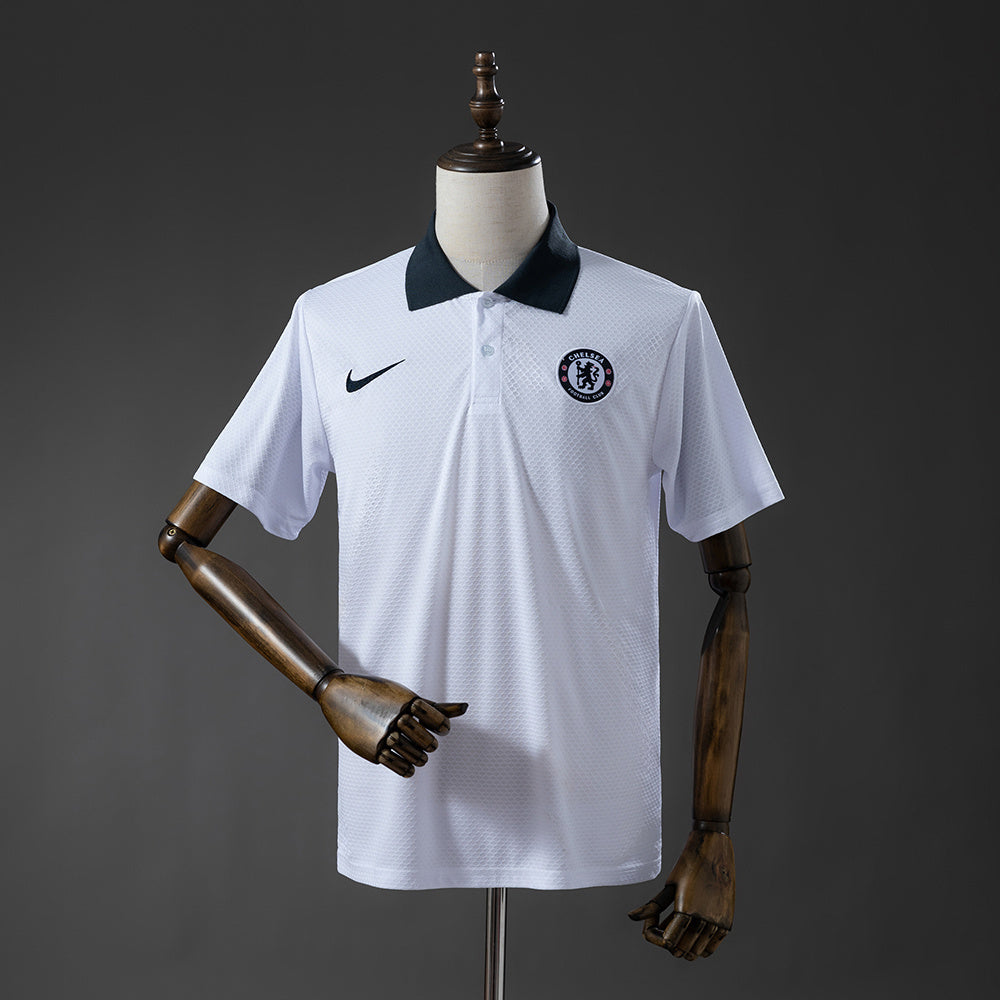 Chelsea 2025/26 Polo Blanco