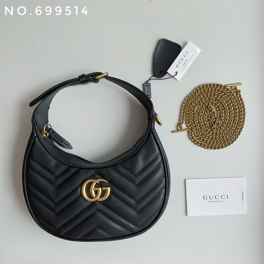 Bolso Gucci Marmount Negro de piel