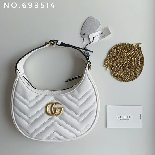 Bolso Gucci Marmount Blanco de piel
