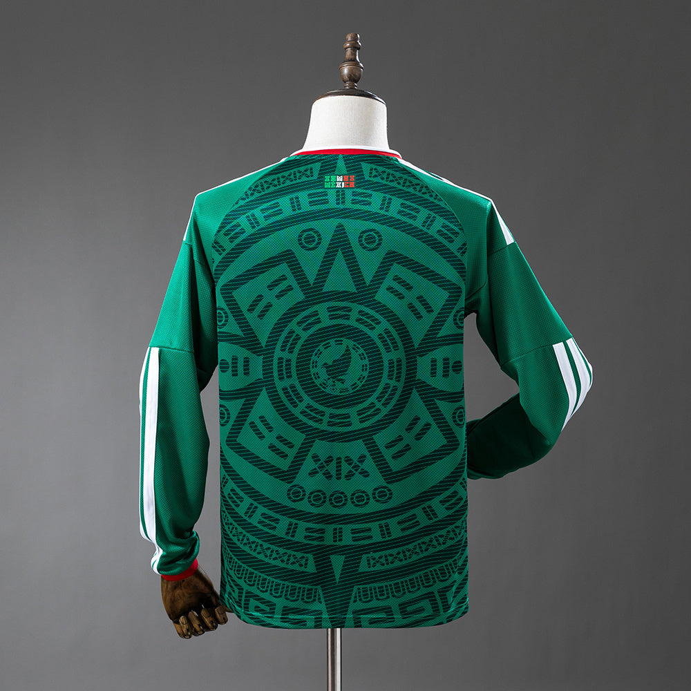 México 2026 Home Fan Version Manga Larga