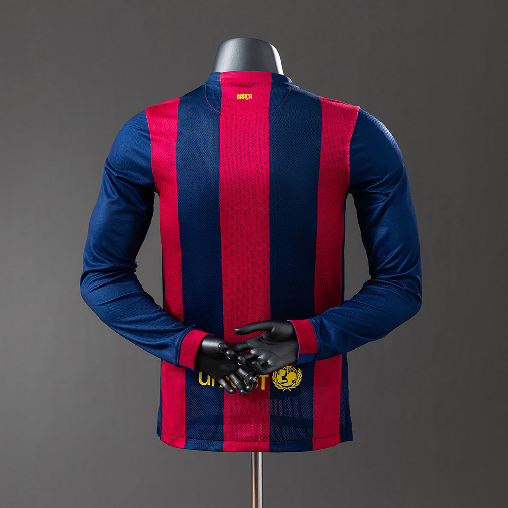 Fútbol Club Barcelona retro 2014/15 Home Manga Larga