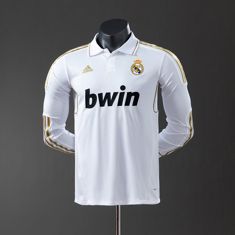 Real Madrid retro 2011/12 Home Manga Larga