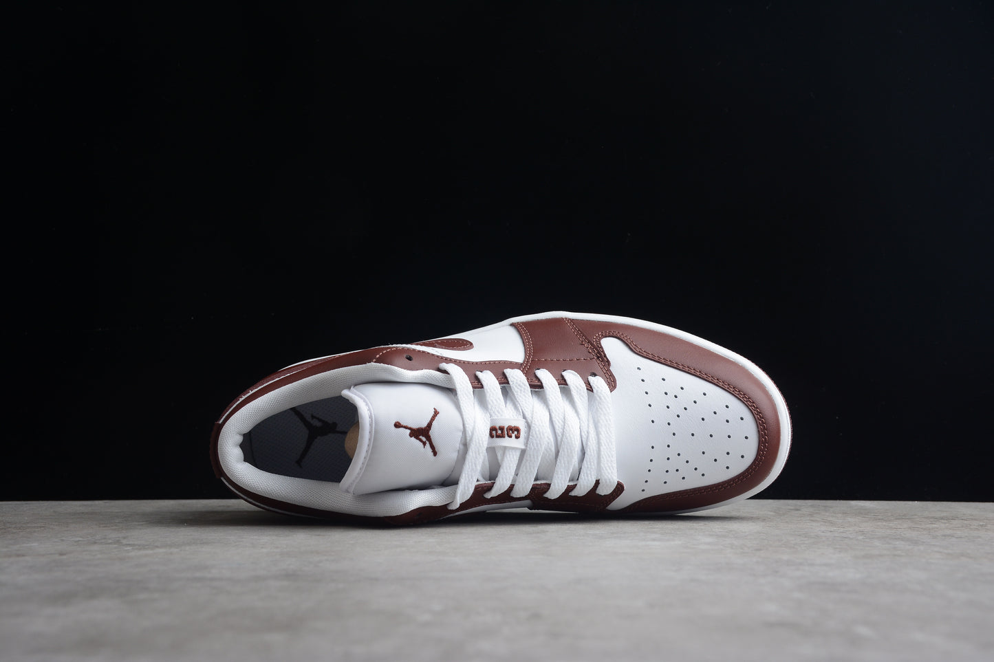 Nike Air Jordan 1 Low Marron - blanca