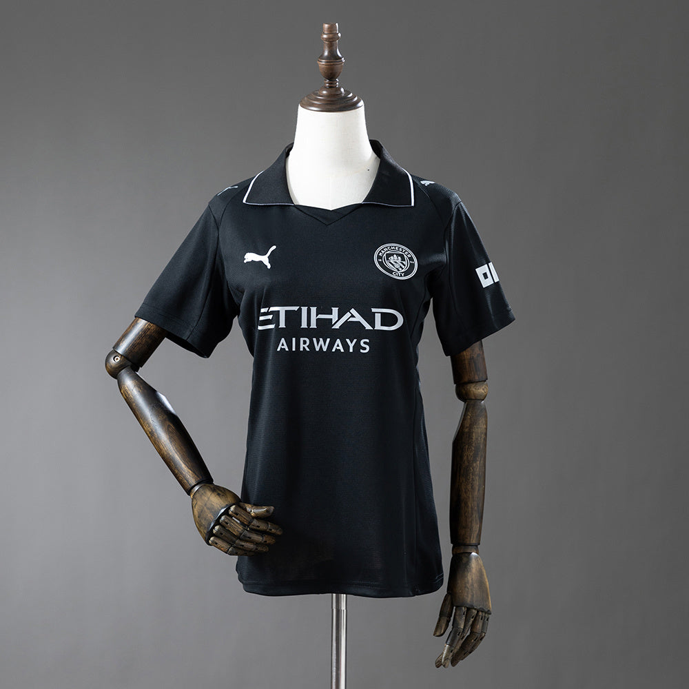 Manchester City 2025/26 Away Femenina Fan Version