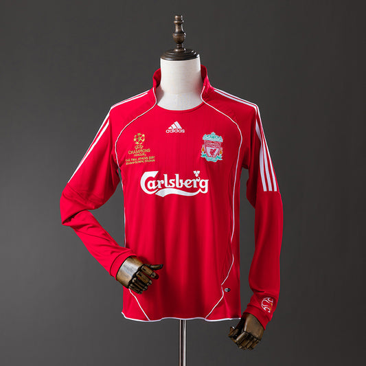 Liverpool retro 2006/07 Home Manga Larga