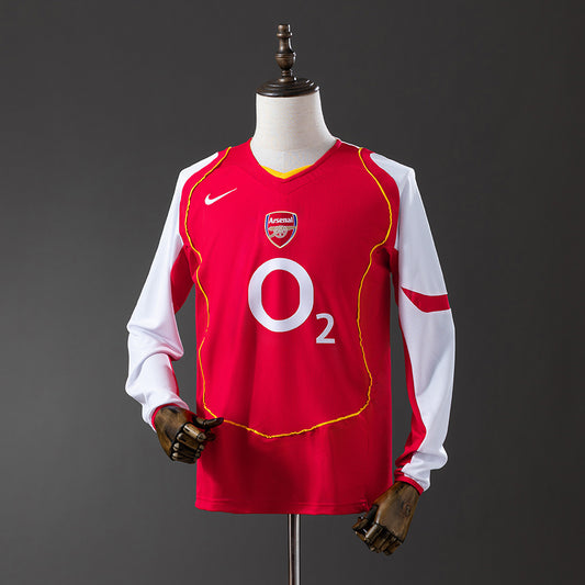 Arsenal retro 2004/05 Home Manga Larga