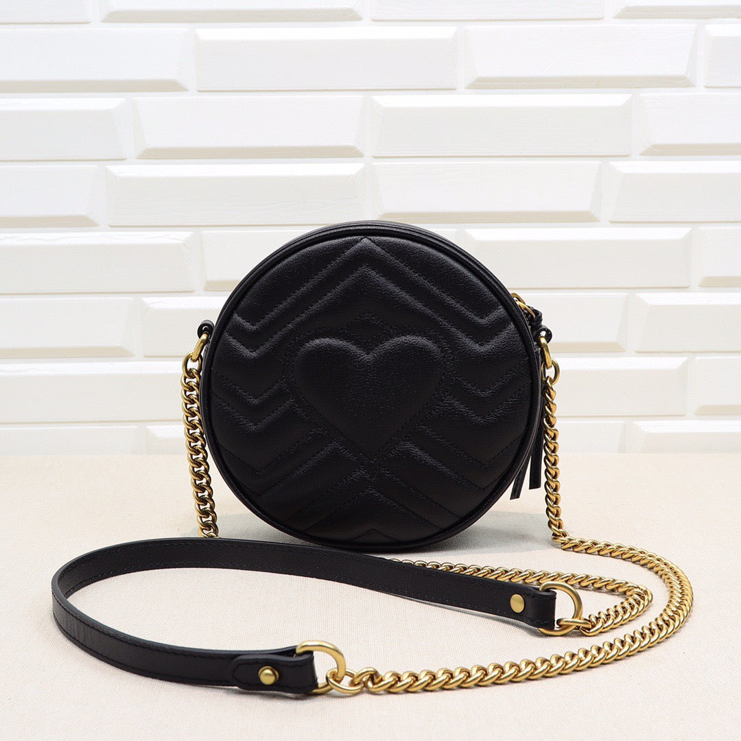 Bolso Gucci Marmount gg redondo negro