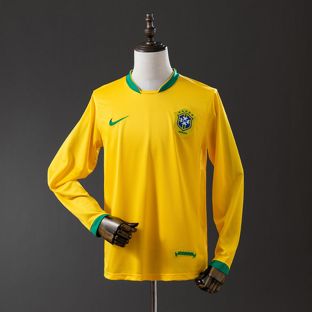 Brasil retro 2006 Home Manga Larga
