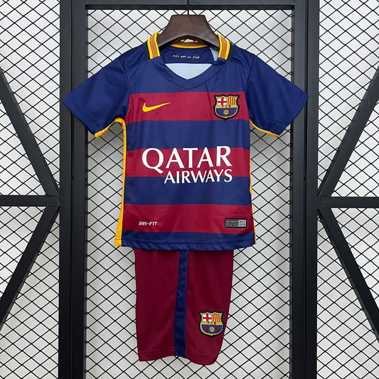 Fútbol Club Barcelona retro 2015/16 Home Kids Version