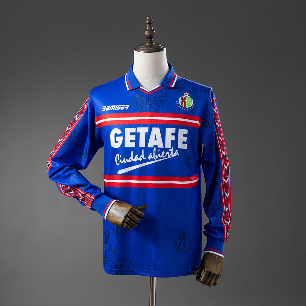 Getafe retro 1998/99 Home Fan Version Manga Larga