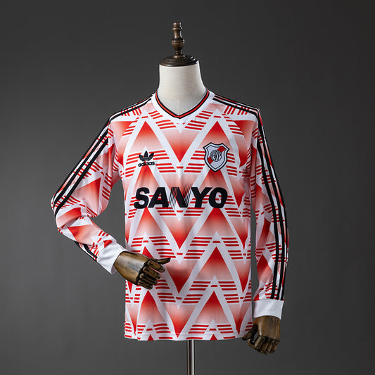 River Plate 1992/93 Away Manga Larga Retro