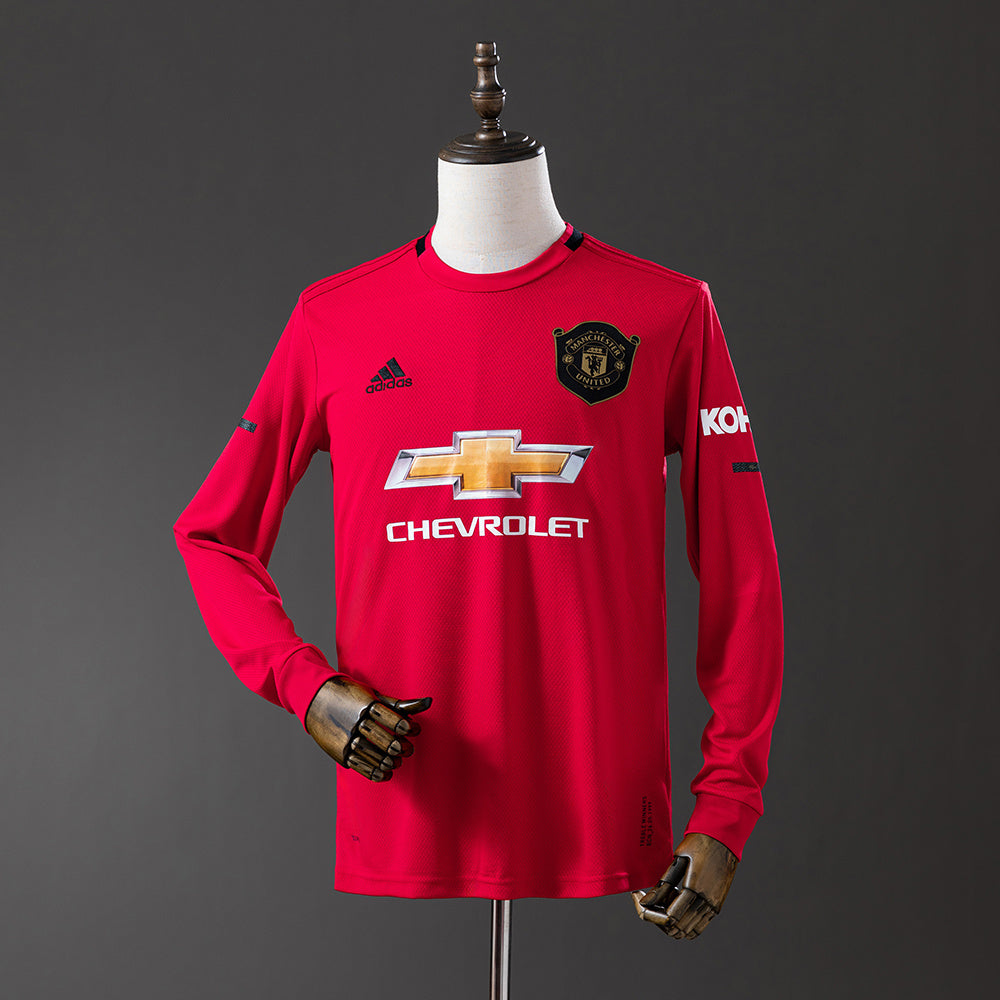 Manchester United retro 2019/20 Home Manga Larga